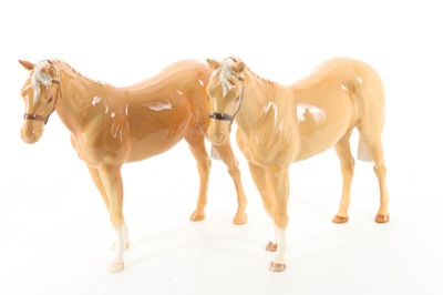 Lot BESWICK, TWO HORSE FIGURES