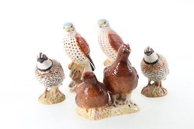 Lot BESWICK, FIVE BIRD FIGURES