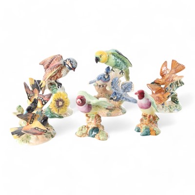 Lot 1399 - BESWICK, SEVEN BIRD FIGURES