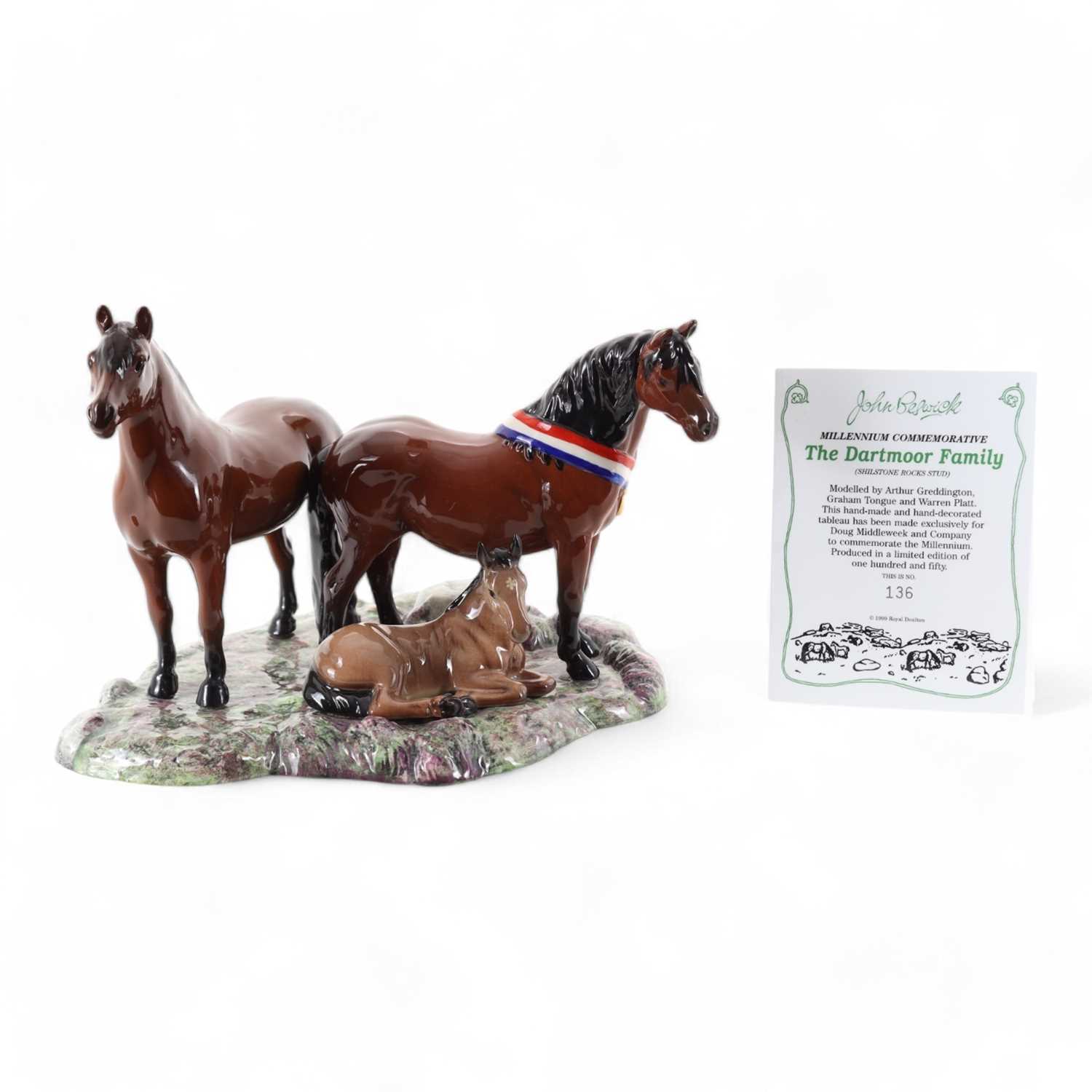 Lot 1406 - BESWICK, HORSE GROUP