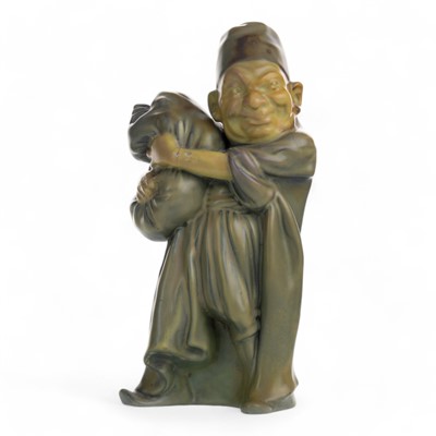 Lot 1411 - HARRY TITTENSOR FOR ROYAL DOULTON, TITANIAN GLAZE FIGURE