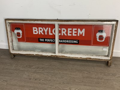 Lot 204 - BRYLCREAM ADVERTISING SIGN