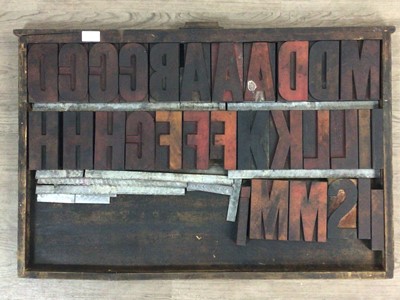 Lot 272 - COLLECTION OF THREE PRINTING BLOCKS