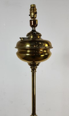 Lot 233 - ART NOUVEAU CONVERTED OIL LAMP