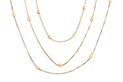 Lot 396 - THREE NECKCHAINS