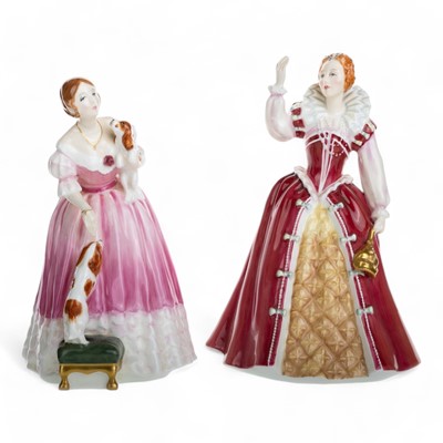 Lot 1421 - ROYAL DOULTON, SET OF FOUR QUEEN'S OF THE REALM FIGURES