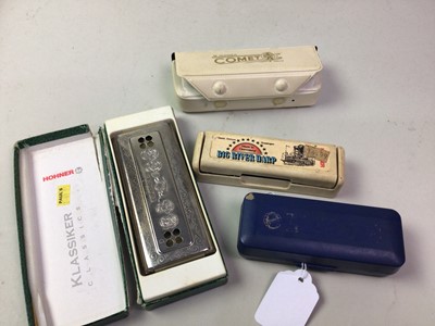 Lot 364 - TWO HOHNER 64 CHROMONICA HARMONICAS