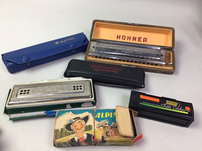 Lot 364 - TWO HOHNER 64 CHROMONICA HARMONICAS