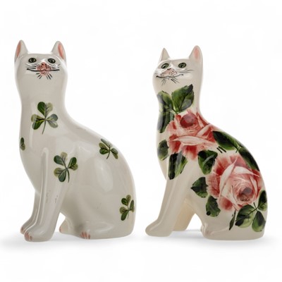 Lot 1422 - GRISELDA HILL FOR WEMYSS, TWO CAT FIGURES