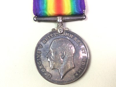 Lot 376 - WWI MEDAL PAIR AWARDED TO PTE. A.K. NAPIER, H.L.I.