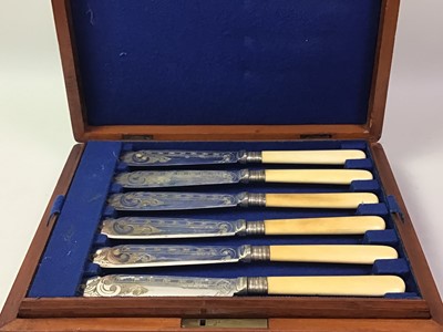 Lot 341 - COLLECTION OF SILVER PLATED CUTLERY