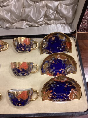 Lot 1415 - ROYAL CROWN DERBY TEA SERVICE