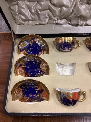 Lot 1415 - ROYAL CROWN DERBY TEA SERVICE