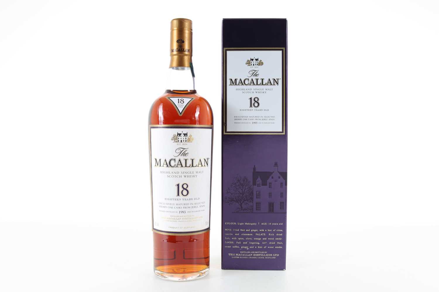 Lot 91 - MACALLAN 1993 18 YEAR OLD