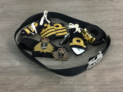 Lot 103 - BRITISH ROYAL NAVY OFFICERS DRESS UNIFORM