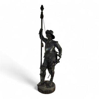 Lot 1428 - SPELTER FIGURE