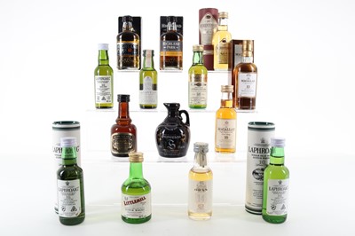 Lot 68 - 35 SINGLE MALT WHISKY MINIATURES