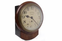 Lot 622 - LATE 19TH CENTURY WALNUT CASED DROP DIAL WALL...