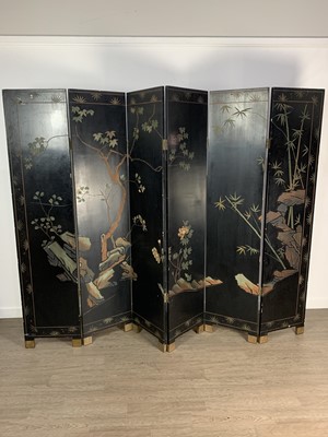 Lot 411 - SIX FOLD SCREEN