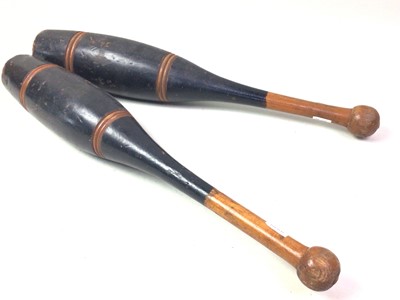 Lot 447 - PAIR OF JUGGLING BATONS