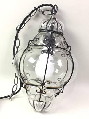 Lot 132 - CEILING LIGHT / LANTERN