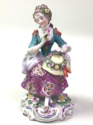 Lot 417 - PORCELAIN FIGURE