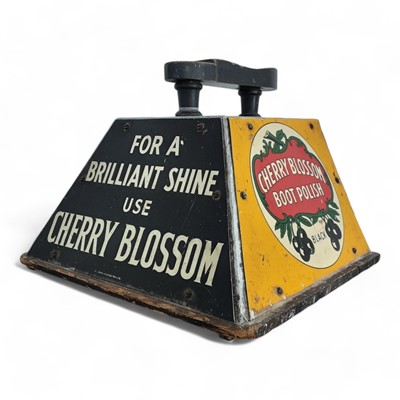 Lot 1440 - VINTAGE CHERRY BLOSSOM SHOE/BOOT POLISH BOX