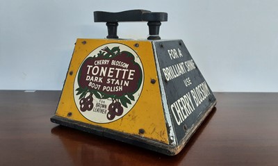 Lot 1440 - VINTAGE CHERRY BLOSSOM SHOE/BOOT POLISH BOX