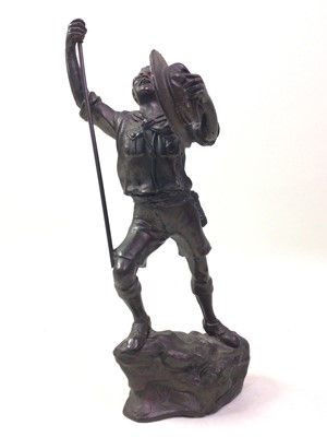 Lot 182 - BRONZE FIGURE