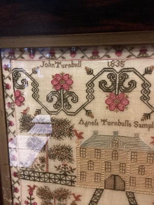 Lot 1441 - WILLIAM IV SCOTTISH SEWN SAMPLER