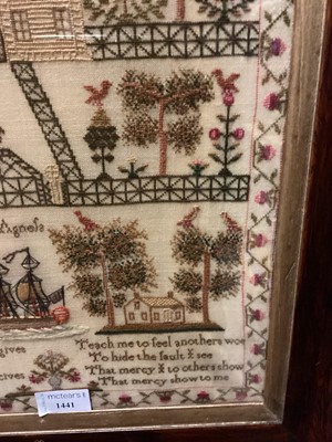 Lot 1441 - WILLIAM IV SCOTTISH SEWN SAMPLER