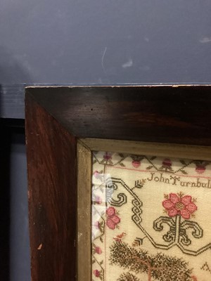 Lot 1441 - WILLIAM IV SCOTTISH SEWN SAMPLER