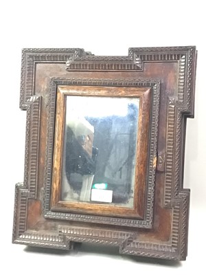 Lot 127 - VICTORIAN OAK WALL MOUNTING CABINET