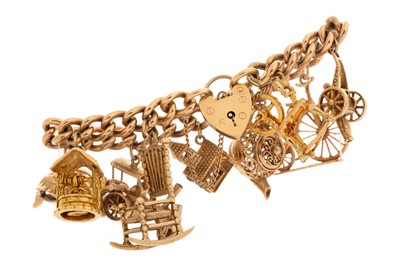 Lot 407 - CHARM BRACELET