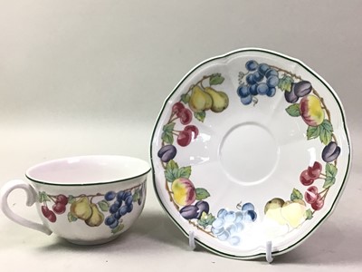 Lot 527 - VILLEROY & BOCH PALAZZO HEINRICH SET OF SIX COFFEE CANS AND SAUCERS