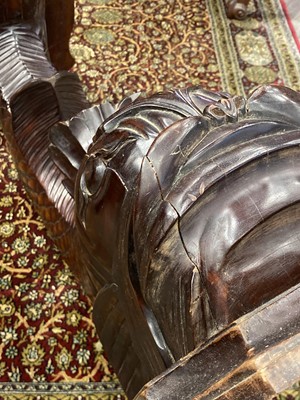 Lot 1444 - *CATALOGUE AMENDMENT, NEAR PAIR OF REGENCY STYLE MAHOGANY SIDE TABLES