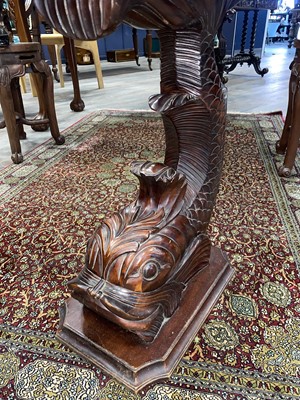 Lot 1444 - *CATALOGUE AMENDMENT, NEAR PAIR OF REGENCY STYLE MAHOGANY SIDE TABLES