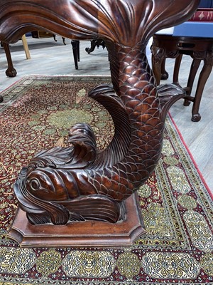 Lot 1444 - *CATALOGUE AMENDMENT, NEAR PAIR OF REGENCY STYLE MAHOGANY SIDE TABLES