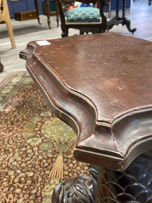 Lot 1444 - *CATALOGUE AMENDMENT, NEAR PAIR OF REGENCY STYLE MAHOGANY SIDE TABLES