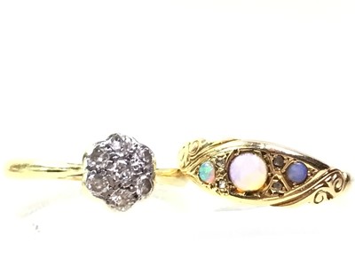 Lot 704 - TWO GOLD RINGS