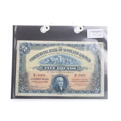 Lot 147 - THE COMMERCIAL BANK OF SCOTLAND