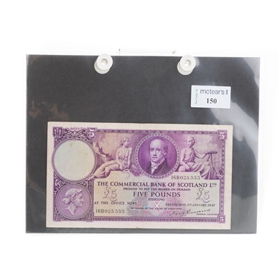 Lot 150 - THE COMMERCIAL BANK OF SCOTLAND