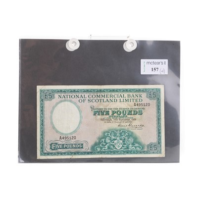 Lot 157 - NATIONAL COMMERCIAL BANK OF SCOTLAND