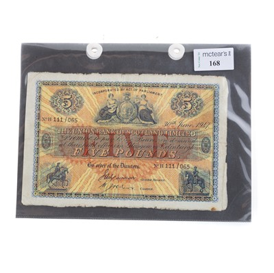 Lot 168 - THE UNION BANK OF SCOTLAND