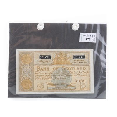 Lot 172 - BANK OF SCOTLAND