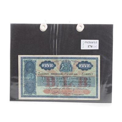 Lot 174 - THE BRITISH LINEN BANK