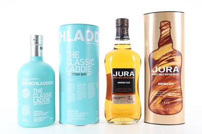 Lot 145 - BRUICHLADDICH THE CLASSIC LADDIE AND JURA BOURBON CASK