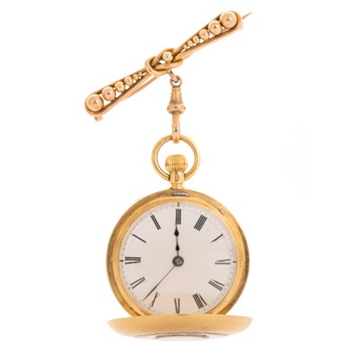 Lot 812 - GOLD FOB WATCH