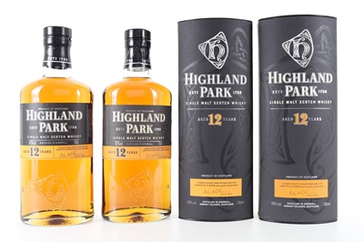 Lot 164 - 2 BOTTLES OF HIGHLAND PARK 12 YEAR OLD