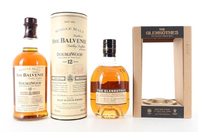 Lot 169 - GLENROTHES SELECT RESERVE AND BALVENIE 12 YEAR OLD DOUBLE WOOD